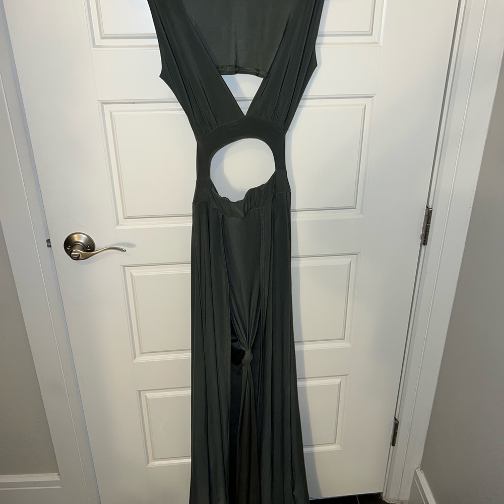 Long Cut out dress from boohoo